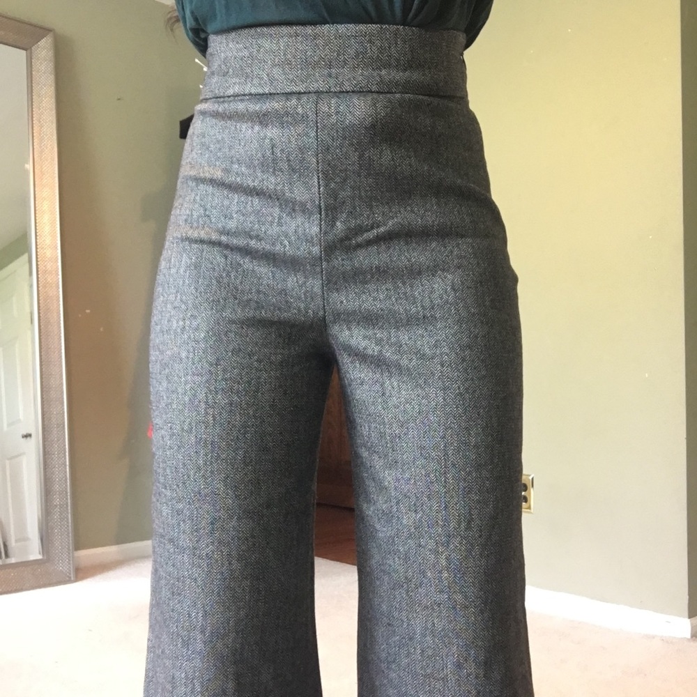 Zara High-Waisted Wide Leg Pants